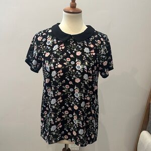 Twik Black Floral Blouse